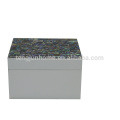 Newzealand paua shell mosaic fashionable casket for jewelry